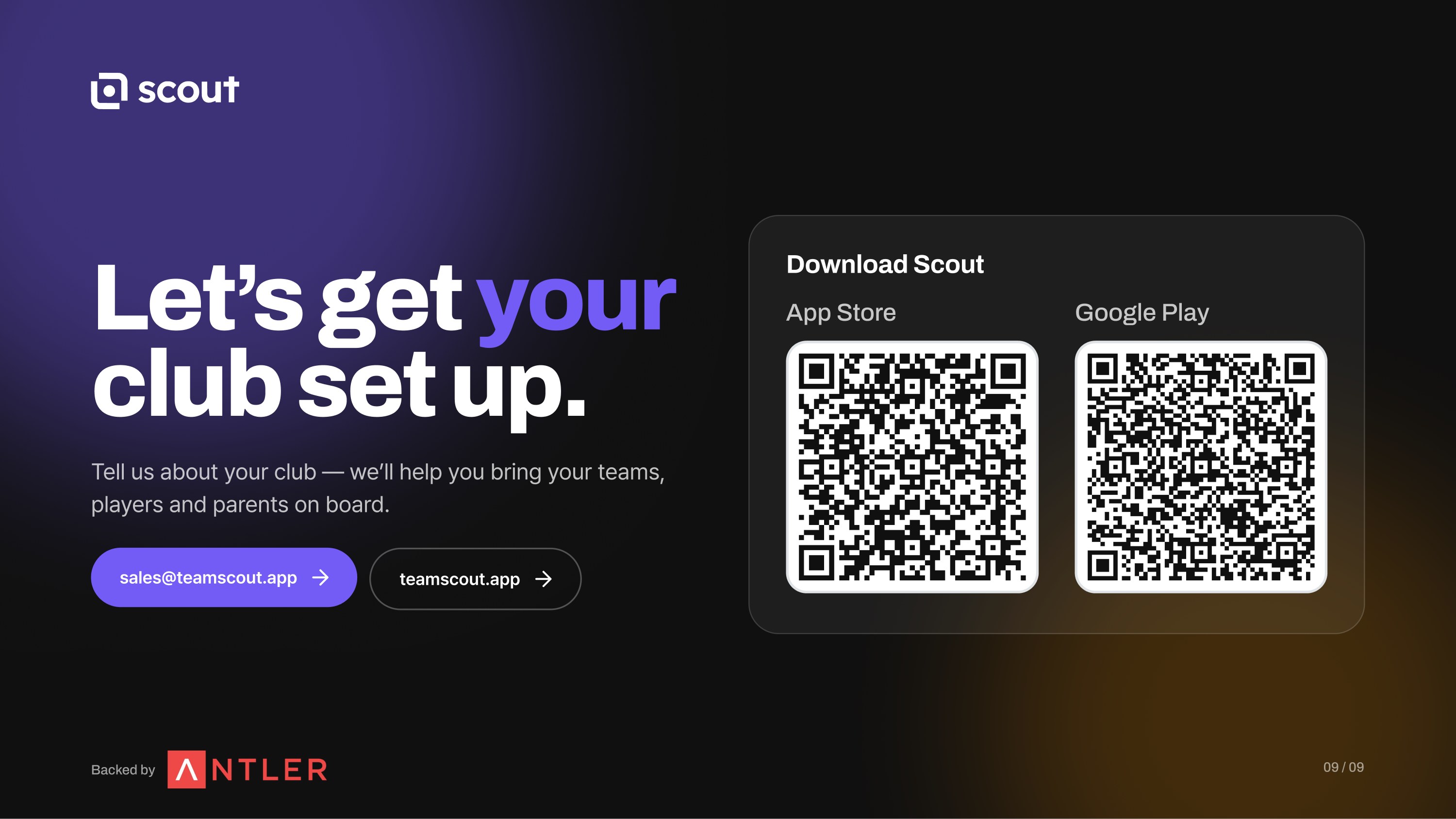 Scout overview, slide 9 of 9